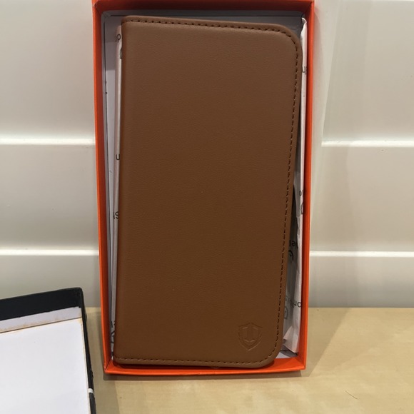 SHIELDON Other - Shieldon Leather Folio iPhone 16 Pro Max - Brown - Brand New